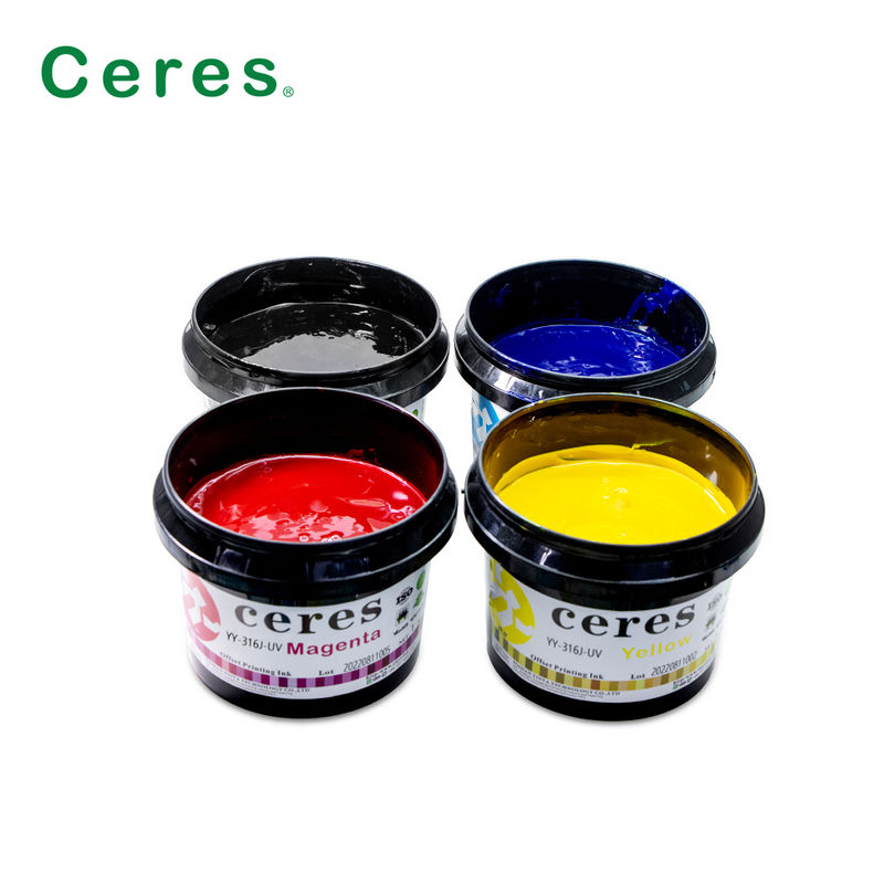 EN71-3 Certified A+ Grade UV Offset Ink with 1 Year Validity for High-Quality CMYK Printing