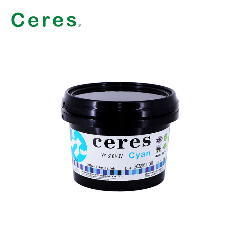 EN71-3 Certified A+ Grade UV Offset Ink with 1 Year Validity for High-Quality CMYK Printing