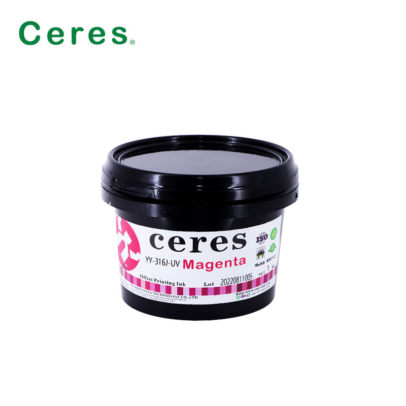 EN71-3 Certified A+ Grade UV Offset Ink with 1 Year Validity for High-Quality CMYK Printing