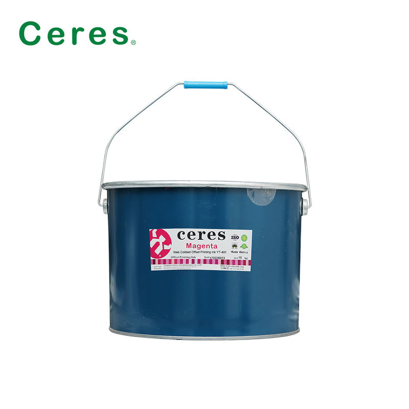 Web Coldset Offset Printing Ink for Newspaper Printing with Strong Ink Transfer in Iron Barrel Packing
