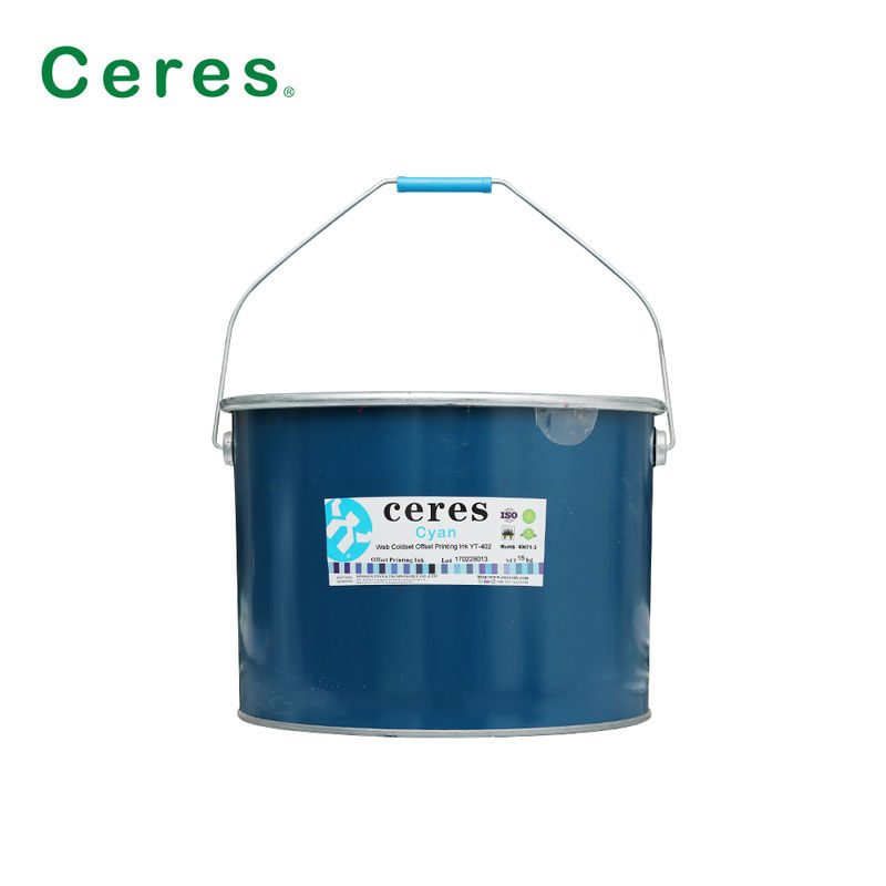 Web Coldset Offset Printing Ink for Newspaper Printing with Strong Ink Transfer in Iron Barrel Packing