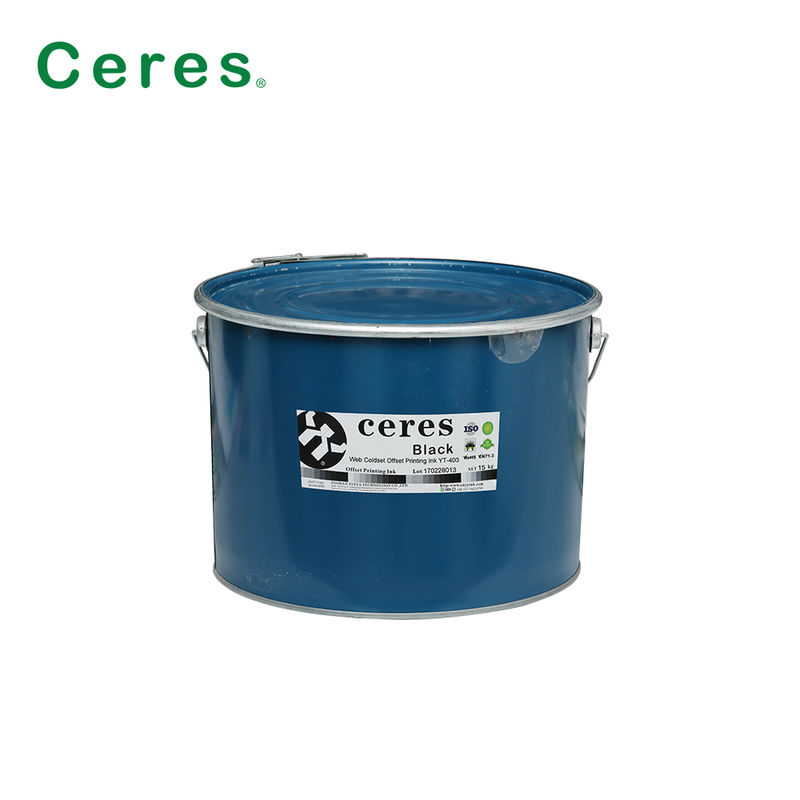 Web Coldset Offset Printing Ink for Newspaper Printing with Strong Ink Transfer in Iron Barrel Packing