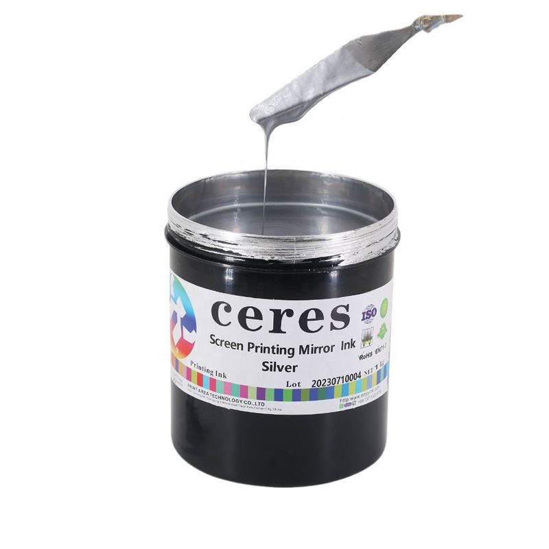 High Gloss Silver Mirror Ink for Offset Printing with 2 Years Validity and A+ Grade Quality