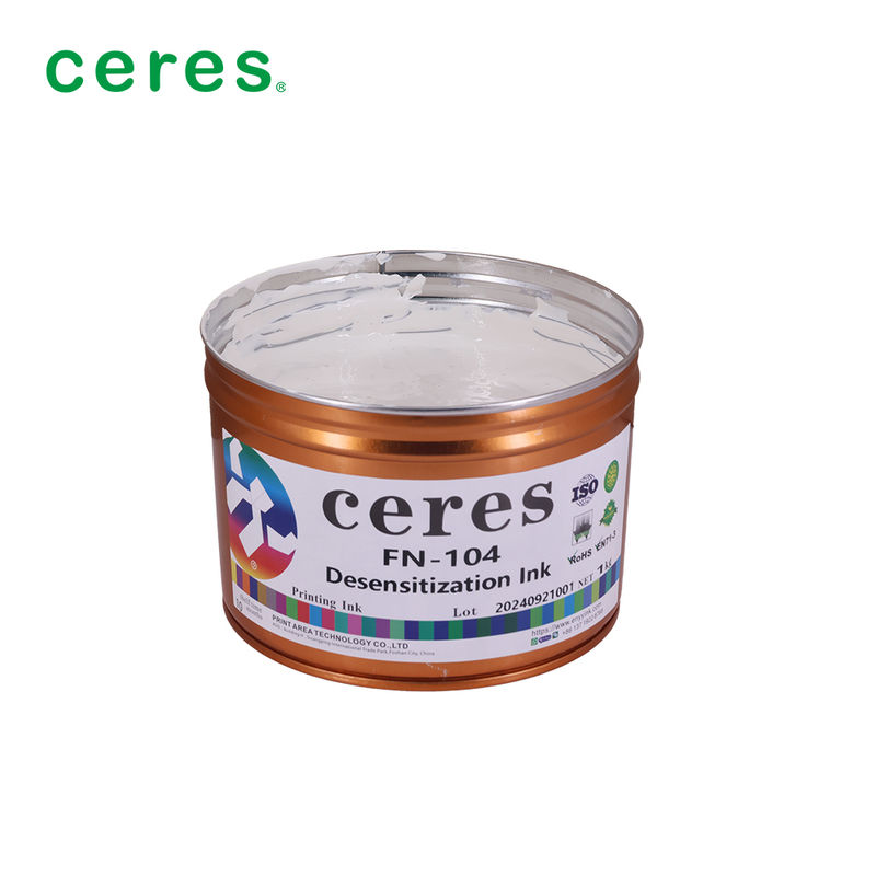 White Solvent Based Offset Printing Ink for Express Bill in 1kg/can Packaging