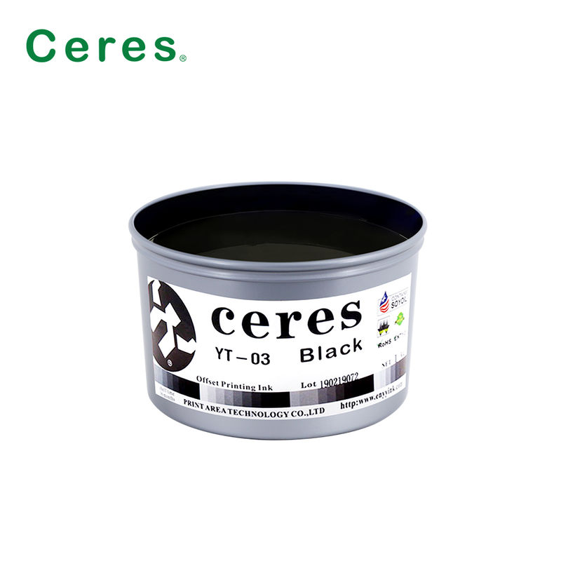 Ceres YT-03 Fast Drying Eco-Friendly High Gloss Soy Offset Ink for CMYK Printing
