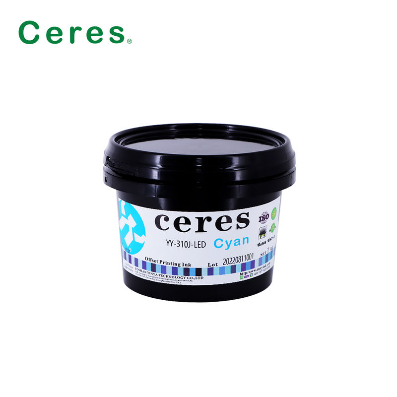 UV Offset Ink Warm Red Color Fast Drying with Good Transfer Performance for Offset Printing