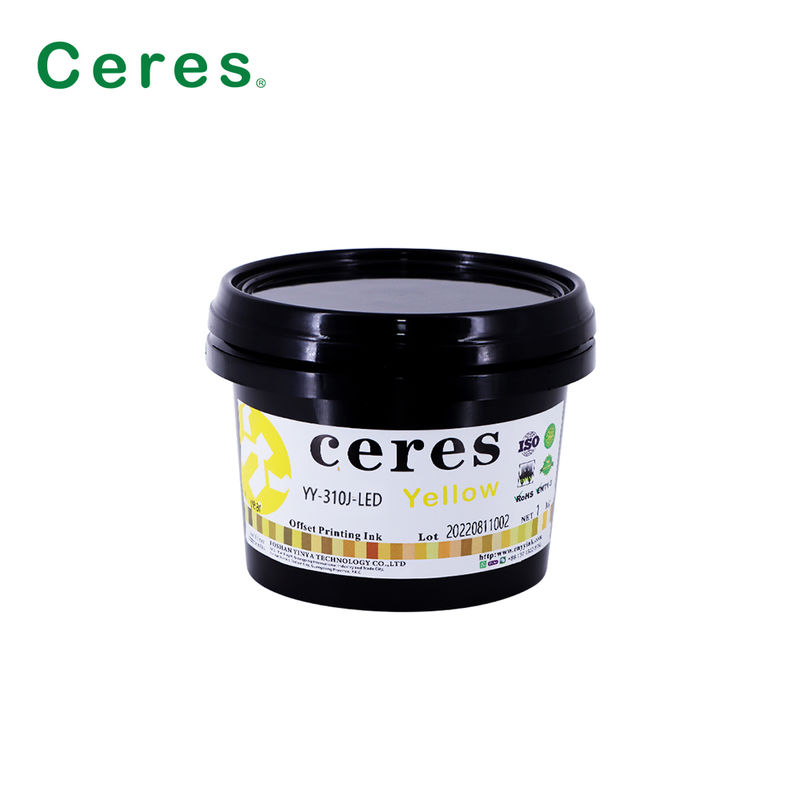 UV Offset Ink Warm Red Color Fast Drying with Good Transfer Performance for Offset Printing