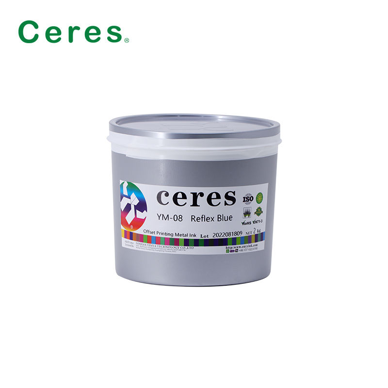 High Quality Reflex Blue UV Offset Printing Ink for Metal and Tin Cans with Oven Dry Curing