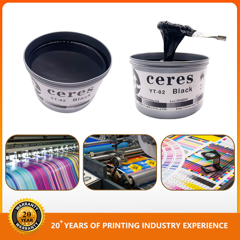Bright Colors Offset Printing Ink Paper High Gloss Cmyk Inks Magenta
