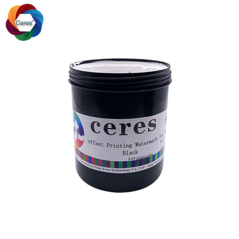 Offset Screen Printing Documents Watermark Ink For Inkjet Printer 80 Gram 0.5kg