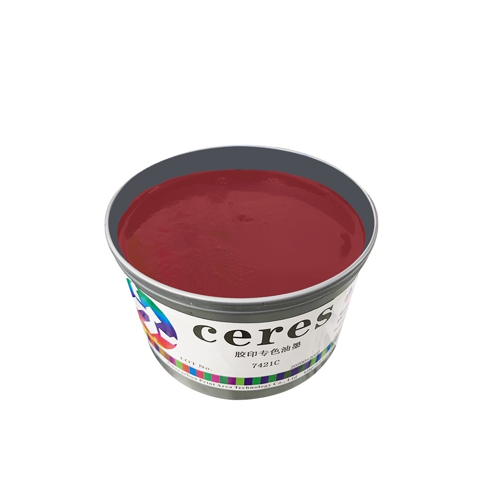 Quick Dry YT-905 Warm Red Pantone Spot Color Offset Printing Ink with ...