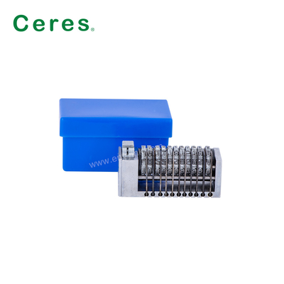 11 Digits Leibinger Numbering Machine Parts 3/16'' Gothic