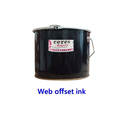 Solvent Based Offset Printing Ink Coldset Web Newspaper Brochures 18kg Barrel