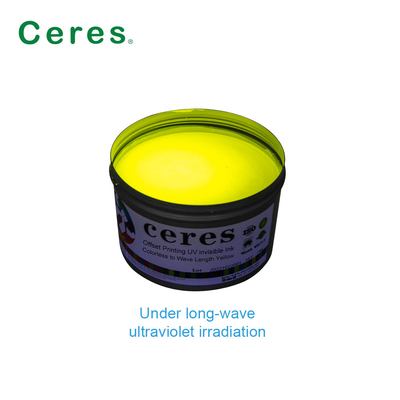 Offset Printing Uv Invisible Ink Colorless To Yellow Normal dry