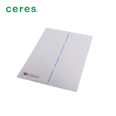 80 Gram Security Watermark Paper With Green To Blue Threads