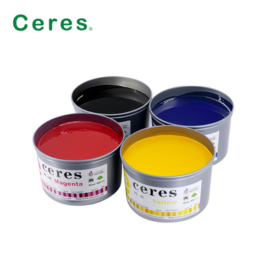 Bright Colors Offset Printing Ink Paper High Gloss Cmyk Inks Magenta