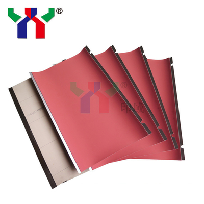 Ruby Carat Offset Printing Blanket UV Rubber PHOENIX 329 Red 1.96mm Thickness