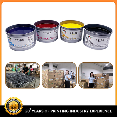 CMYK Melamine High Temperature Ink Offset Printing Solvent Based Ink 1kg Can