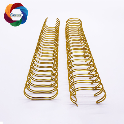 School 0.8mm 0.7mm Double Loop Wire Metal Nylon Binding Coil Calendar